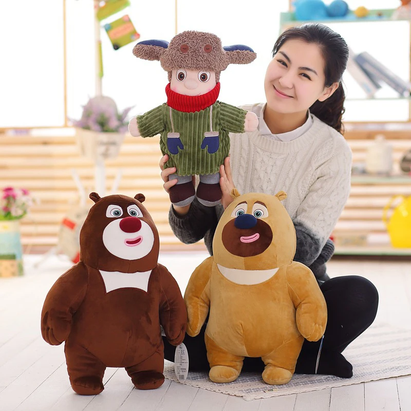 Candice guo плюшевая игрушка мягкая кукла милые животные аниме мультфильм медведь
