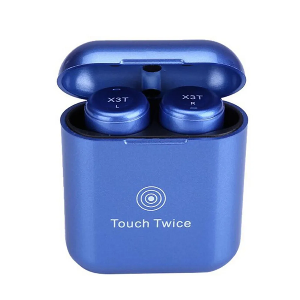 Портативные наушники TWS X3T беспроводные wtih зарядное устройство коробка Bluetooth Bass X1t