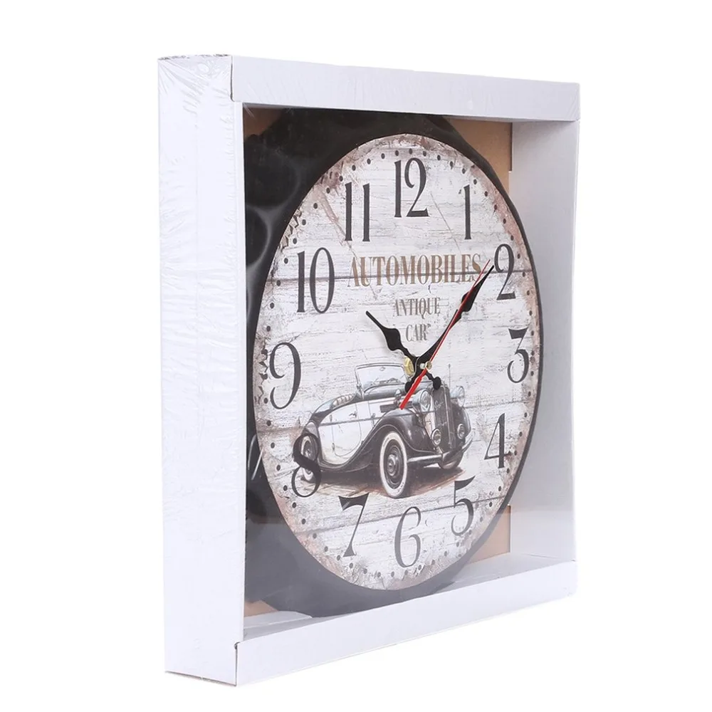 Классические настенные часы 34 см с крышкой для бутылки пива и соды в винтажном Европейском стиле, металлические настенные часы для ресторана, бара, дома, кофейни, Декор