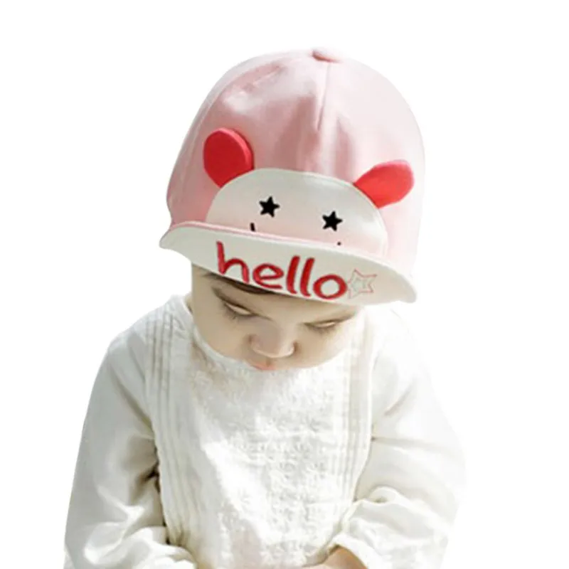 Модные детские шапки с рисунками животных бейсболки милые для маленьких