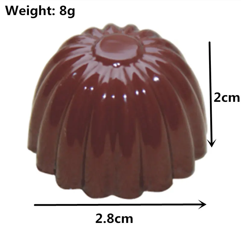 24 полостей в форме цветов поликарбонатные формы для шоколада формочка десерта