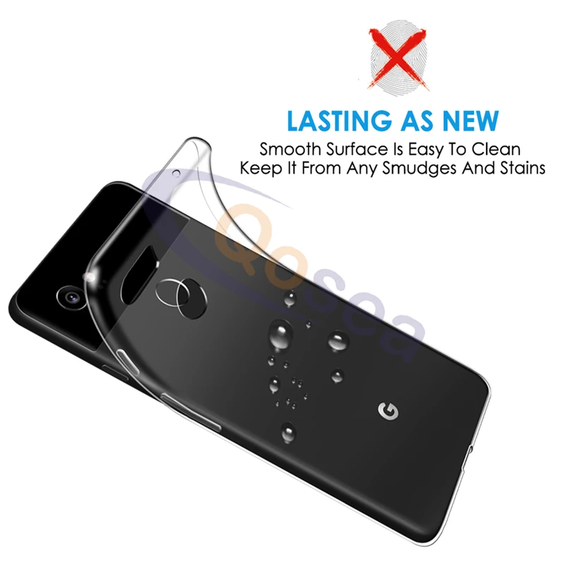 Qosea для Google Pixel 2 XL чехол противоударный Тонкий Силиконовый ТПУ кожа Защитная