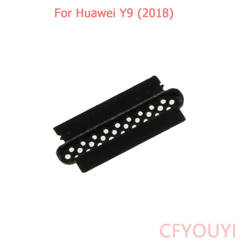 

10 шт./лот для наушников Huawei Y9 2018, сетчатая Крышка для наушников, сменная деталь черного цвета