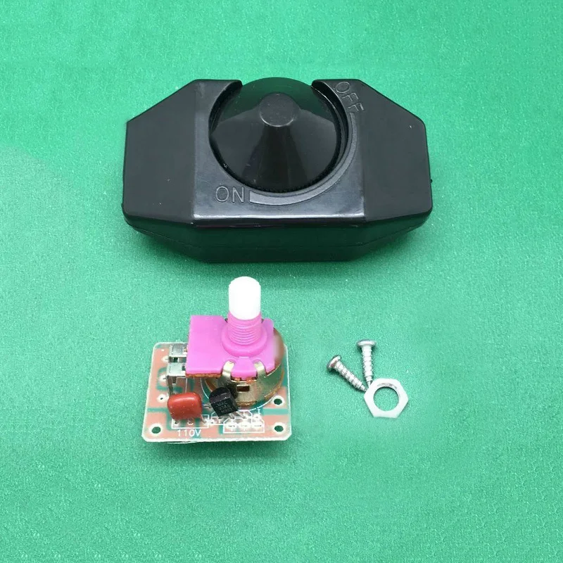 220 В регулируемый светодиодный диммер для лампы с регулируемой яркостью черный