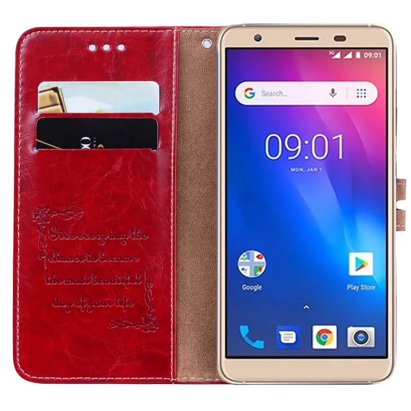 Для Ulefone S1 Чехол бумажник флип чехол из искусственной кожи кошелек для телефона