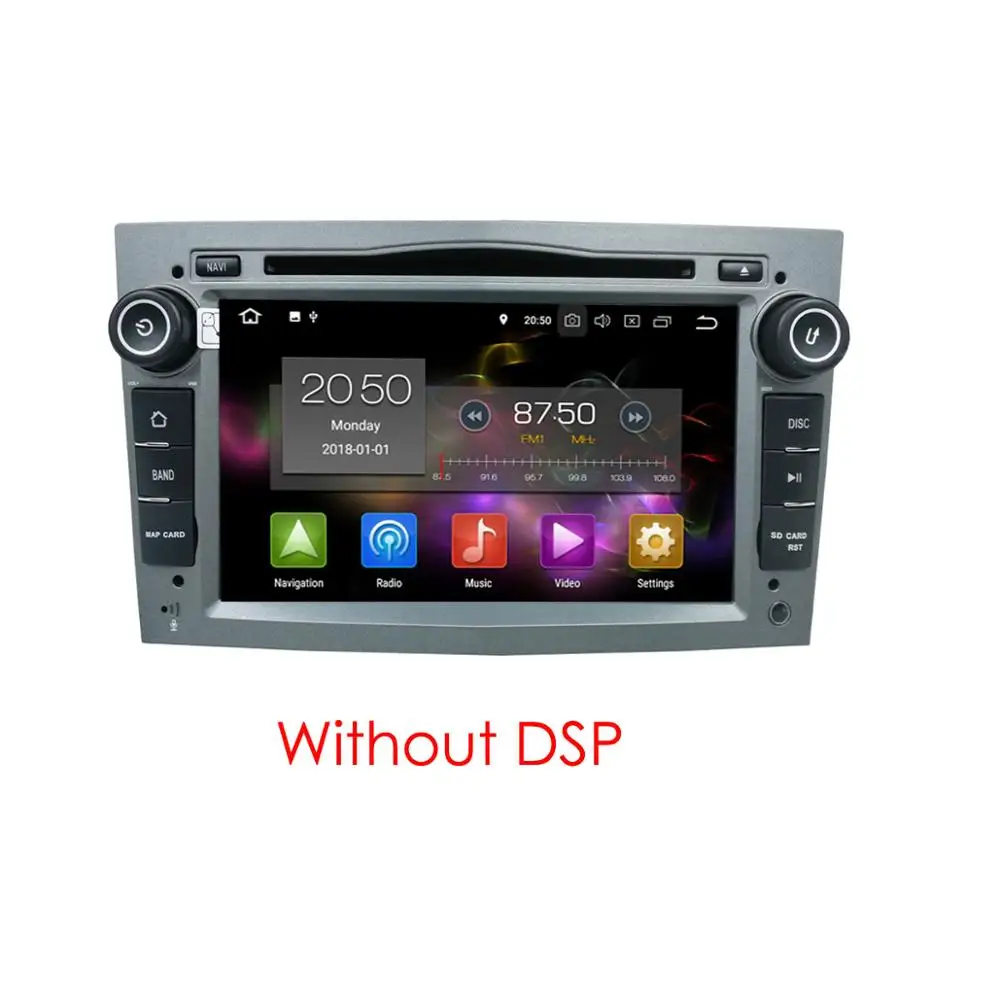 grey without DSP 2 DIN " ANDROID 9,0 автомобильный DVD MULTIMEIDIA плеер для OPEL ASTRA H ASTRA J VECTRA V ANTARA ZAFIRA B CORSA C автомобильный Радио gps NAVI DSP - Цвет: grey without DSP