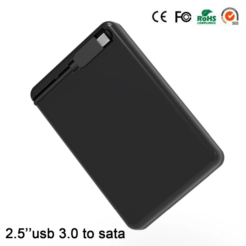 Алюминиевый жесткий диск sata 2 5 внешний usb адаптер для жесткого диска 1 ТБ чехол 3 0