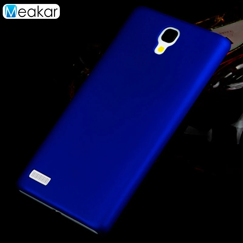 Матовый пластиковый чехол 5,5 для Xiaomi Redmi Note чехол для Xiaomi Redmi Note 1 Note1 Dual Sim Prime чехол-лента на заднюю панель - Цвет: blue