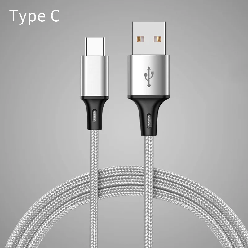 ZRSE USB зарядное устройство универсальное дорожное настенное зарядное устройство для мобильного телефона адаптер питания для iPhone X 7 samsung S9 Xiaomi huawei P20 EU Plug - Тип штекера: 1M Type C Silver