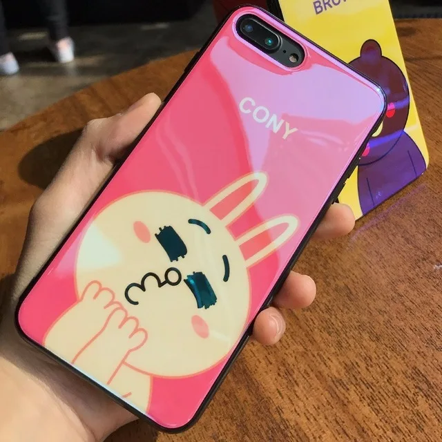 Чехол со смешным рисунком для телефона iPhone 6 6s 7 8 Plus X XR XS Max "Bumper" с карманом для аксессуаров.
