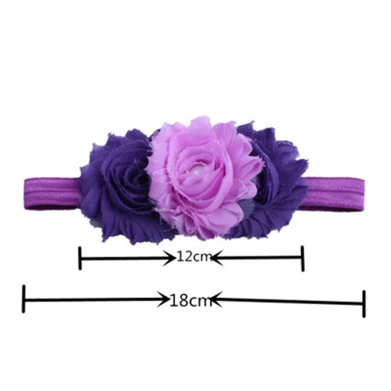 Diademas de flores para beb&eacute;, cinta para el pelo para ni&ntilde;a y ni&ntilde;o, cintas el&aacute;sticas para la cabeza, lazo para el pelo, accesorios para reci&eacute;n nacidos, utiler&iacute;a para fotos-2