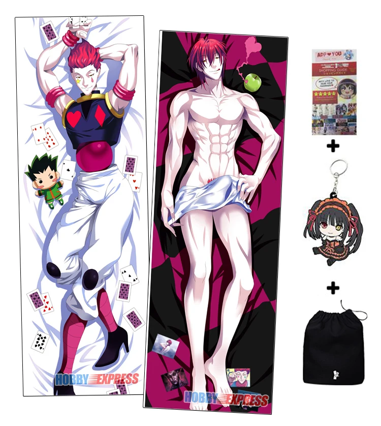 Хобби Express HxH хисока Morow мужской Dakimakura японский обниматься тела Чехол MGF 57015|body pillow
