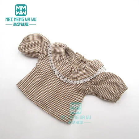 XB--019--B 1 шт. Blyth одежда модная клетчатая рубашка, повседневная юбка для 28-30 см Blyth Azone 1/6 аксессуары для кукол - Цвет: XB--019--B