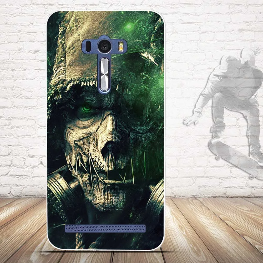 Новый мягкий силиконовый чехол для Asus Zenfone Selfie ZD551KL рельефная 3D-печать задняя