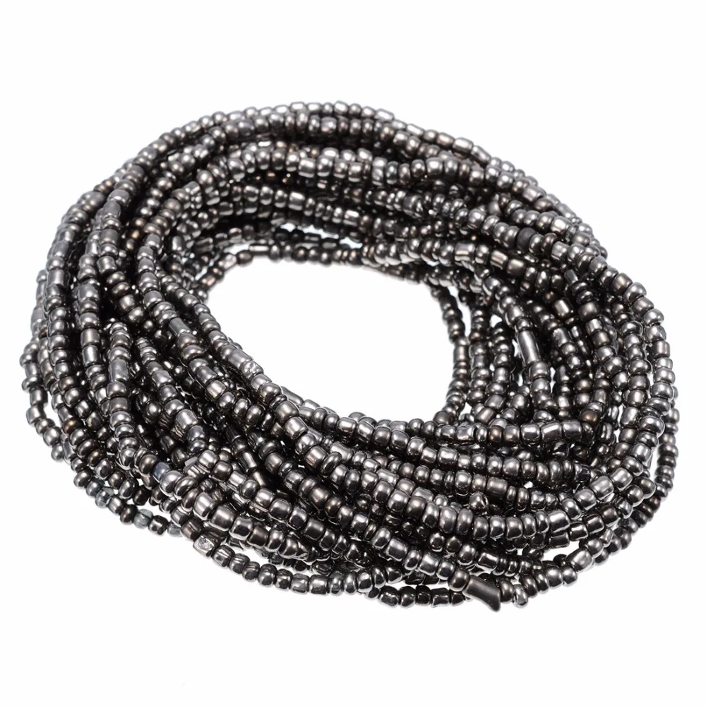 

BK Multi-Color Strand Handmade Multilayer Resin Seed Beads Bracelet Jewelry