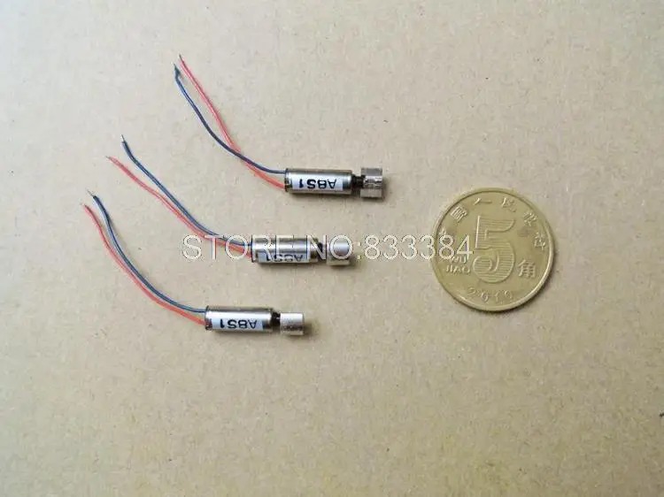 Горячие продаж 10 шт. без сердечника двигателя с вибрацией мини двигатели микро 4 x