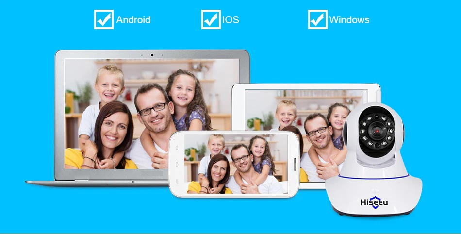 Hiseeu 1080P 1536P ip-камера, беспроводная домашняя камера безопасности, камера наблюдения, Wifi, ночное видение, CCTV камера, 2 Мп, детский монитор