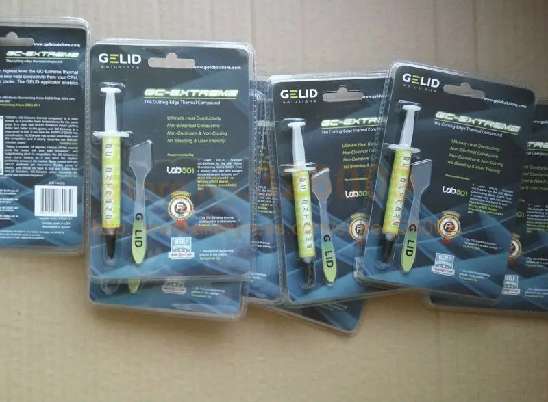 Оригинальная термопаста GELID GC Extreme 3 5 г 8 Вт/мК|thermal paste|heatsink plastercooling paste |