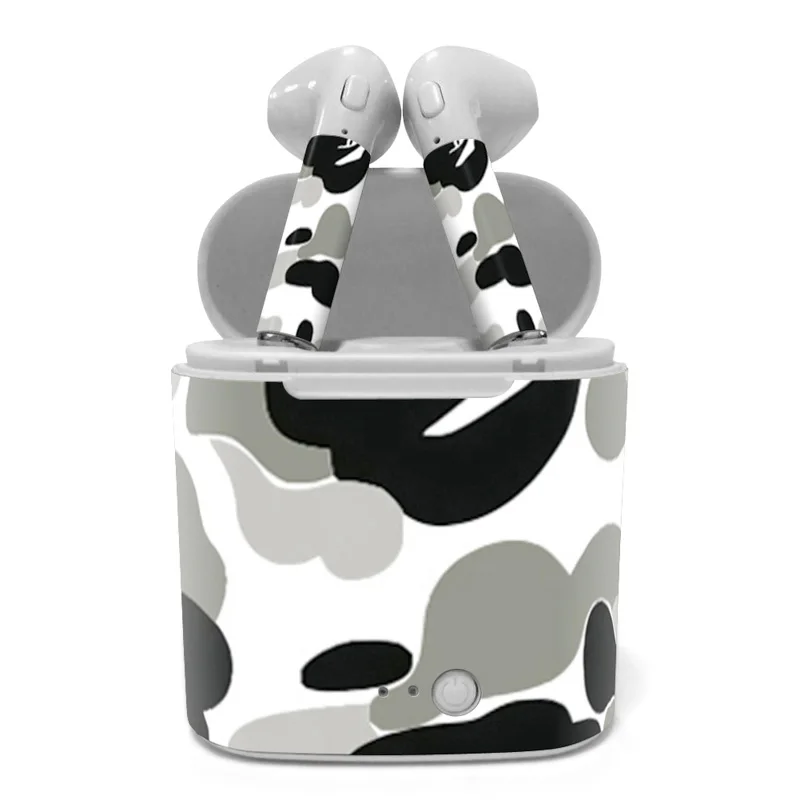 TN-i7STWS-0291 Камуфляжный дизайн для i7 TWS Twins, беспроводные наушники, гарнитура, наушники для Iphone, серия, кожа, наклейка, покрытие, полное тело - Цвет: TN-i7STWS-0291