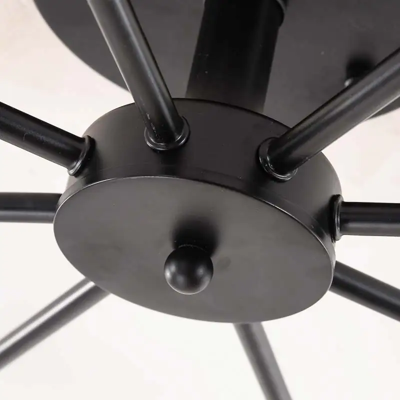 Современная ретро люстра для кухни спальни подвесная старинная железная в