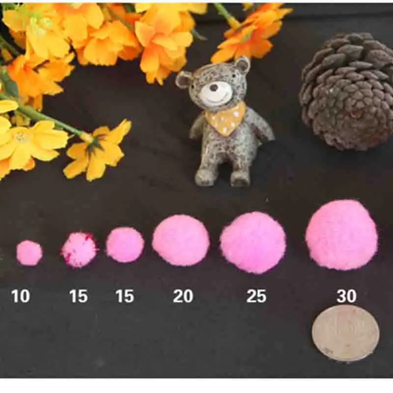 Детский день DIY куклы Материал Смешанные цвета плюшевые шарики уникальный