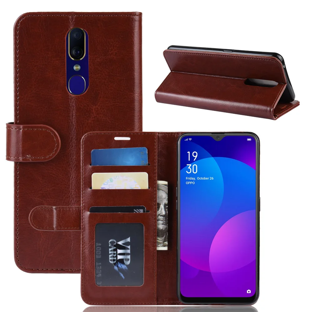 Чехол для телефона Litchi Lychee 10 шт./лот кожаный чехол из ТПУ OPPO F11 R17 pro AX7 K1 | Мобильные