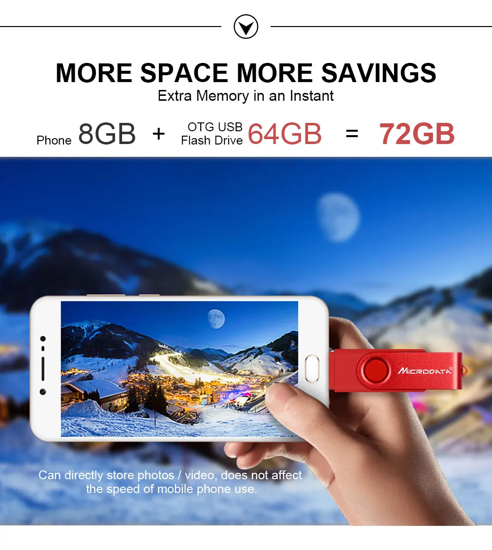 Вихрь usb флэш-диск 4g 8 gb 16 gb металлический стержень drive 32 gb 2,0 памяти флешки 64 gb 128 gb OTG 2-в-1 ноутбук телефона Android