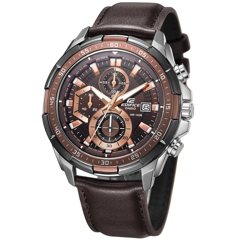 Часы мужские Кварцевые водонепроницаемые со стальным ремешком 100 метров - купить