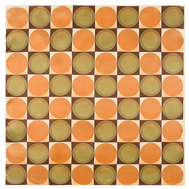 New Arrival 60*60cm Euro Brand Style Women Silk Square Scarf geometric circle fashion Tied bag handle scarf high quality |