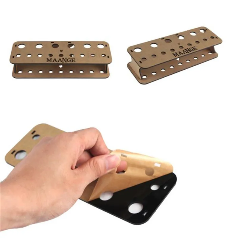 15 отверстий Овальный держатель для косметических кистей стойка сушки органайзер