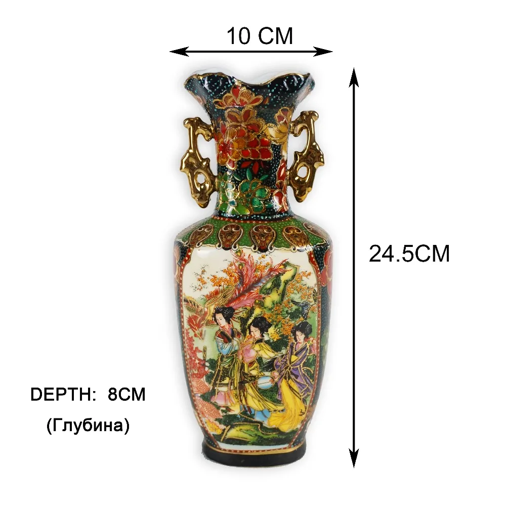 KING DOES Porcelain Vase Ceramic White Antiques Vases Gold Flower Classic Decorative Glass Table Arrangement Vintage | Дом и сад