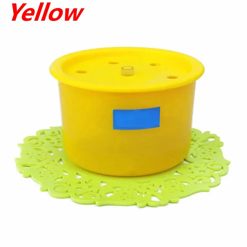 Yellow Автоматический фонтан для воды для кошек, USB Электрический дозатор для воды для домашних животных, автоматическая циркуляция поилка для собак, фонтан, кислородный питатель - Цвет: Yellow