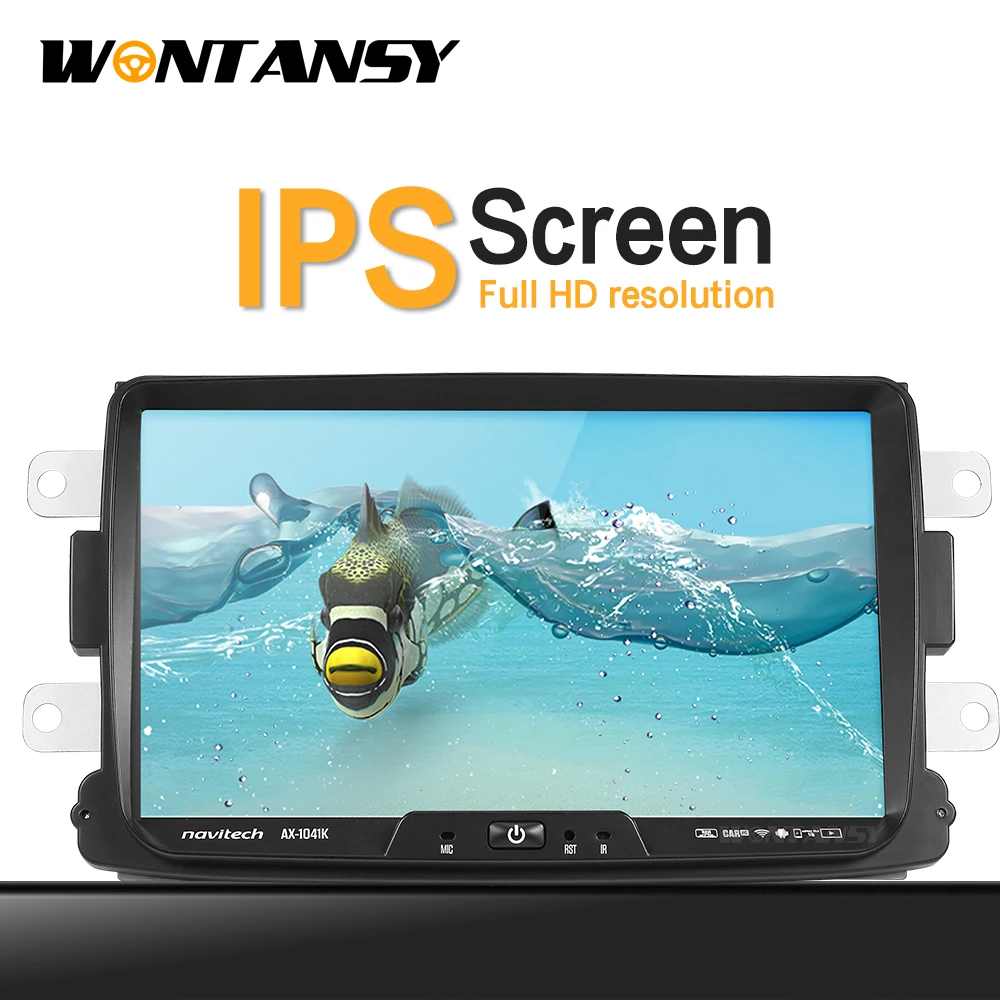 Восьмиядерный android 9 0 автомобильный dvd для dacia lodgy Logan Duster с 1 din радио gps видео wifi
