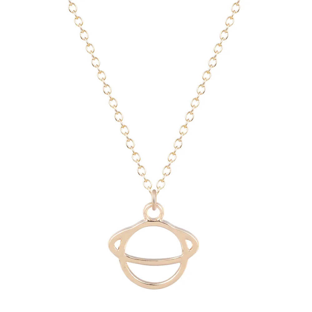 Kinitial boho Saturn ожерелья и подвески геометрическое ожерелье для женщин