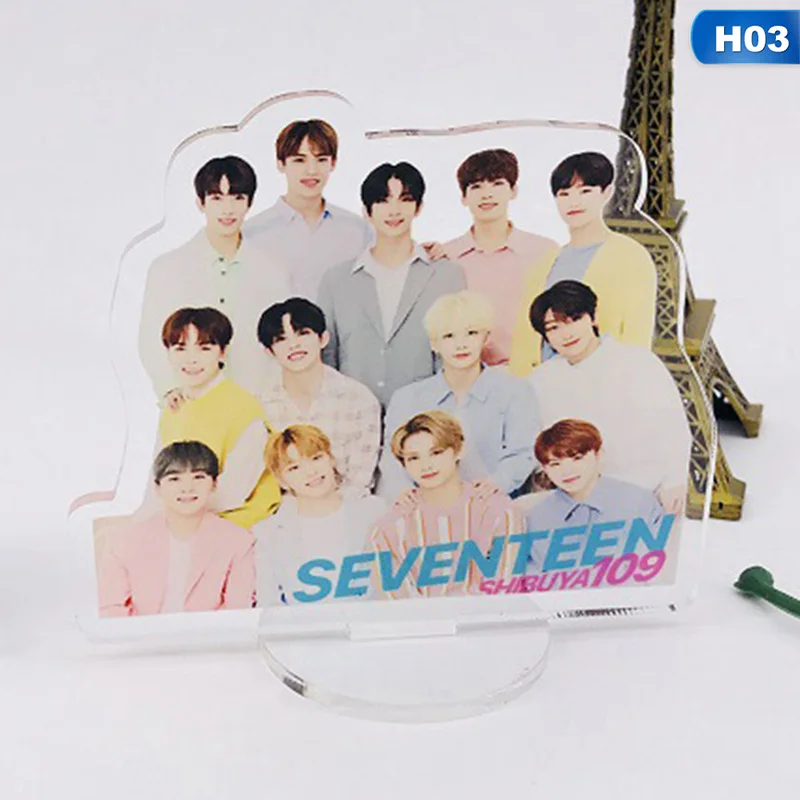 BLACKPINK GOT7 SEVENTEEN персонаж стенд тарелки дисплей акриловые стенд коллекции фанатов подарки - Цвет: 03