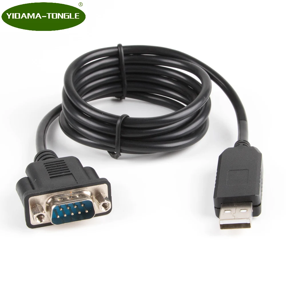 Кабель переходник FTDI с портом USB RS232 на DB9 Male Com для Win7/8/10/xp/2000/linux/Mac|Компьютерные