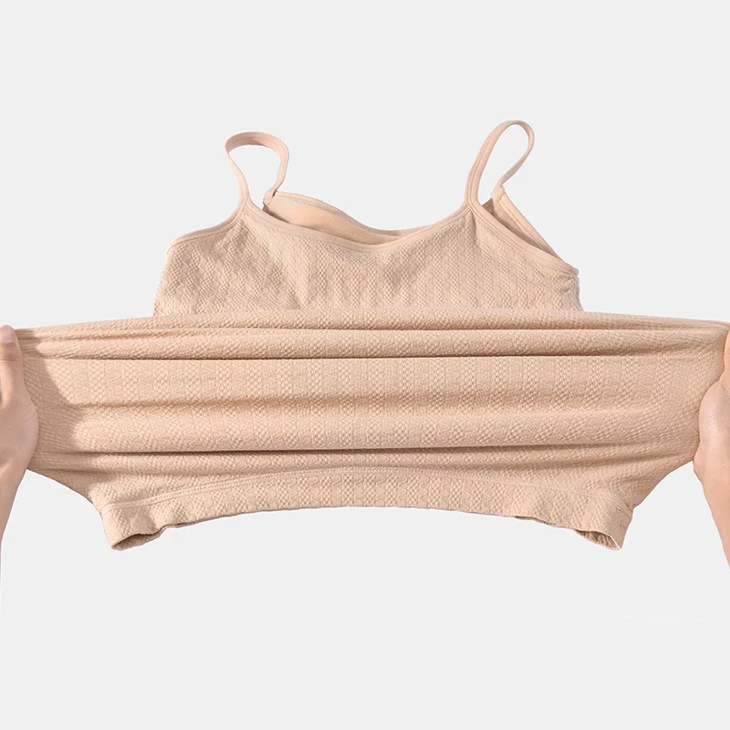 Женское нижнее белье бесшовный теплый жилет Camisoles зимние супер мягкие утолщенные