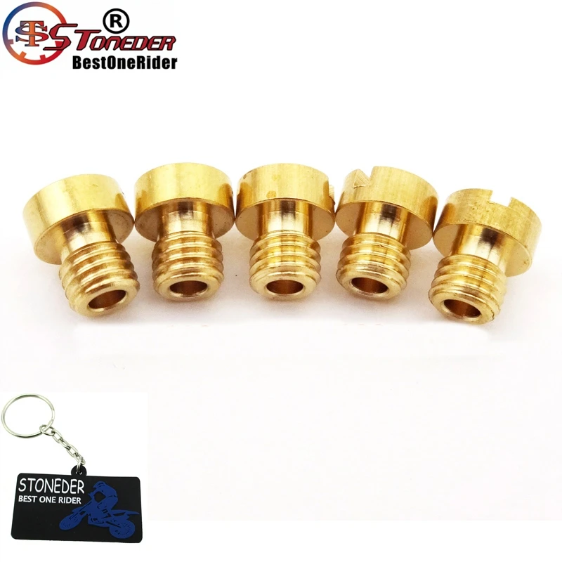 Карбюратор STONEDER Main Jets #105 #110 #115 #120 #125 большой круглый для Mikuni Dirt Pit Bike ATV Quad заменяет