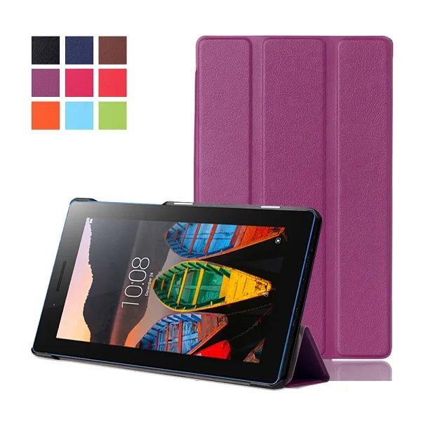 Роскошный чехол с магнитной подставкой из искусственной кожи для lenovo Tab 3 730F 730M 730X7