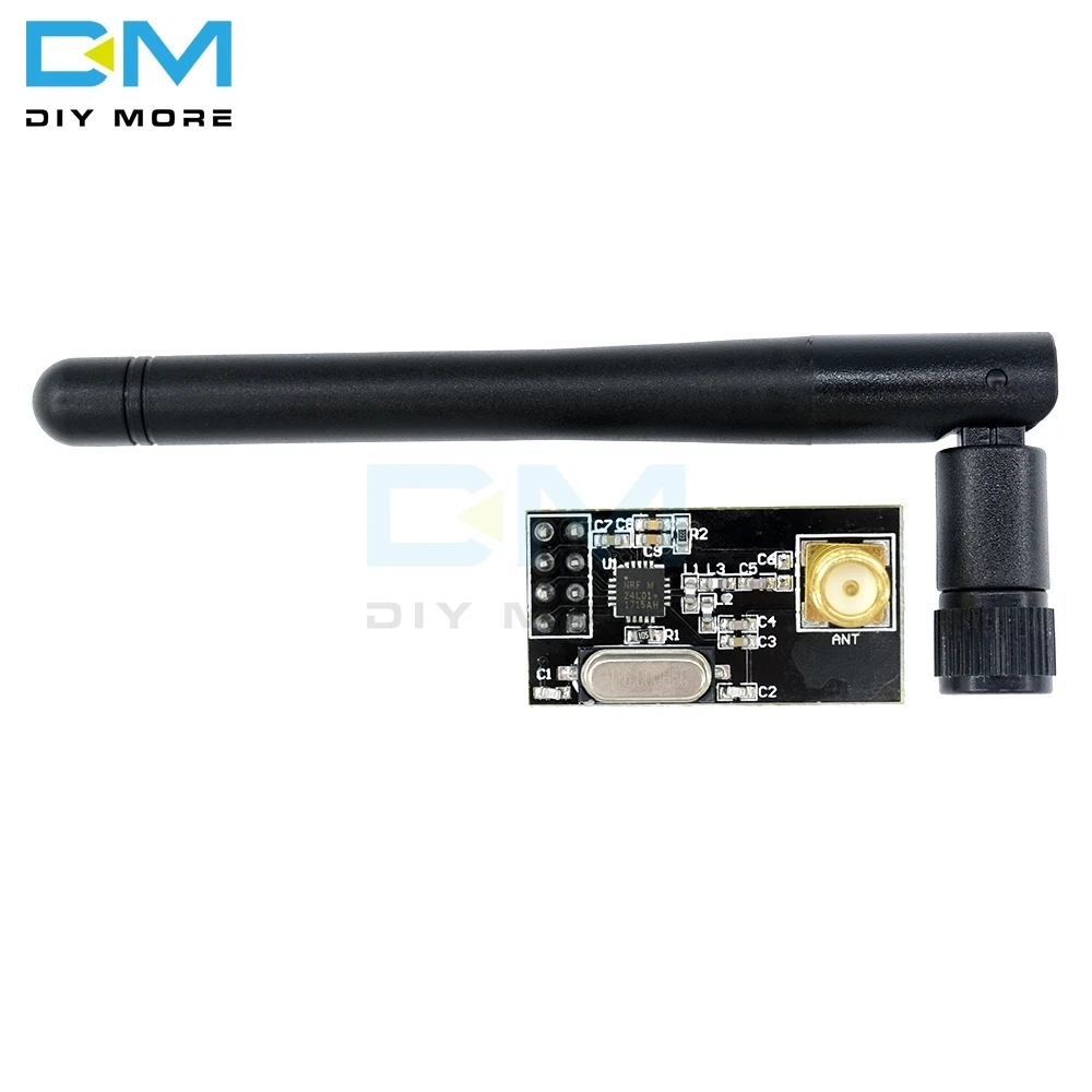 Синий NRF24L01 беспроводной модуль Плата 8 Pin приемник передатчик микроконтроллер 2,4 ГГц антенный разъем адаптер пластина модуль для Arduino - Цвет: Синий