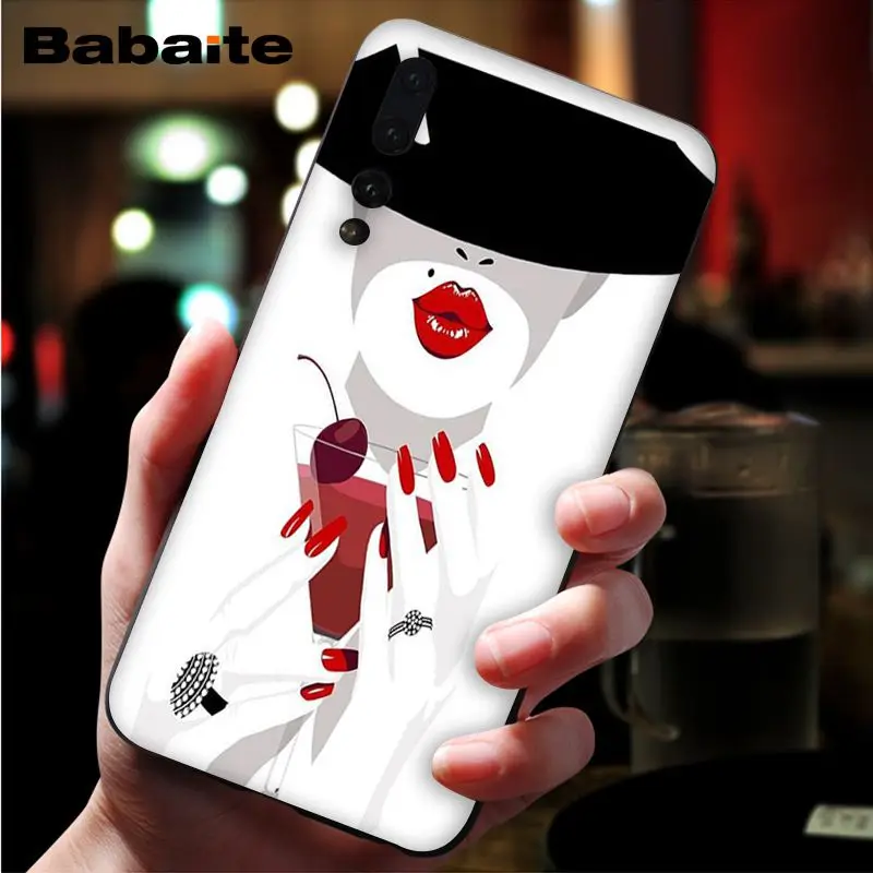 Babaite vogue girl boss Новое поступление черный чехол для телефона Huawei Mate10 Lite P20 Pro P9 P10 Plus