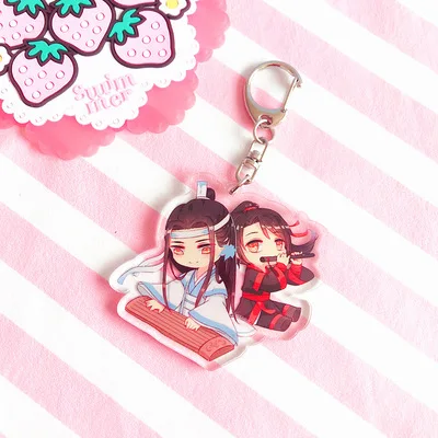 1 шт. Fujoshi Grandmaster of Demonic mo dao zhu shi Weiwuxian Lan Zhan Portachiavi брелок подвеска брелок - Цвет: 13