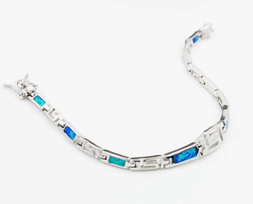 2016 новый дизайн геометрические браслеты с подвесками голубым огненным опалом |