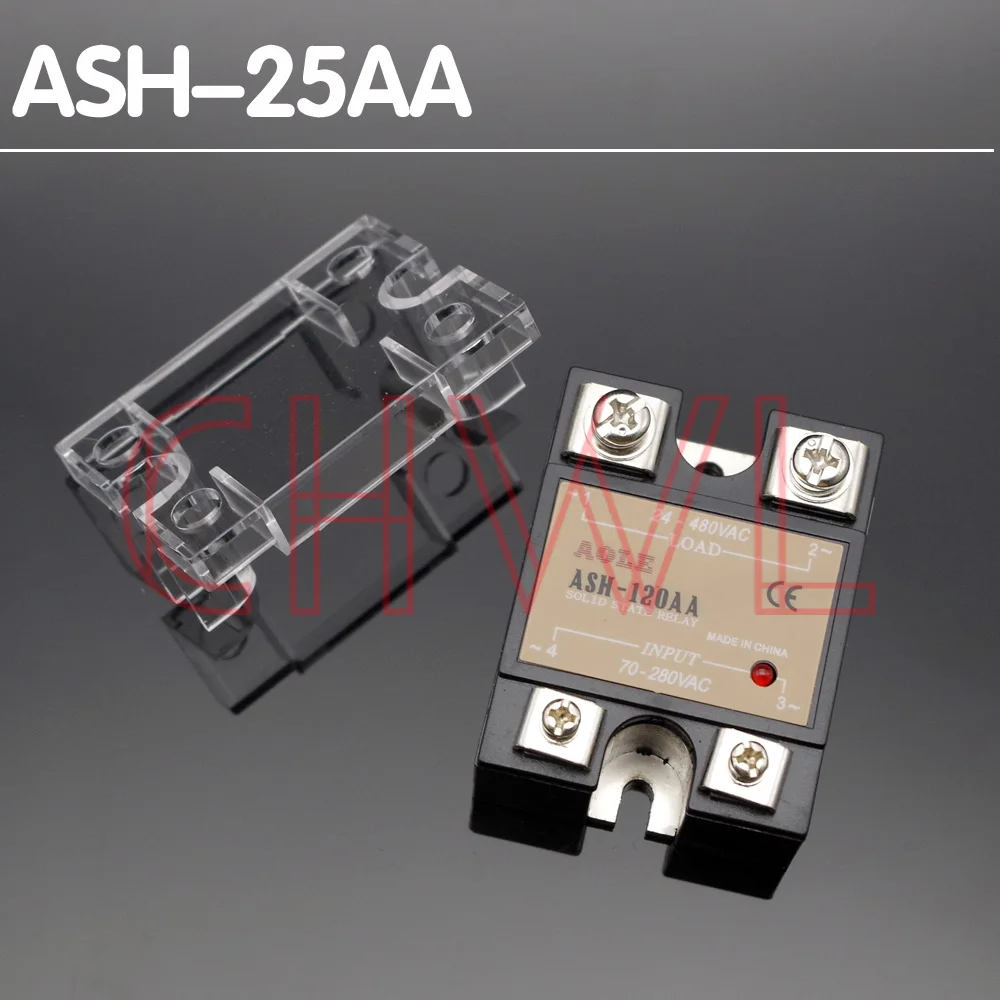 1 шт. твердотельный релейный модуль ASH 25AA 25A 70 280VAC вход 24 480VAC Выход Бесплатная