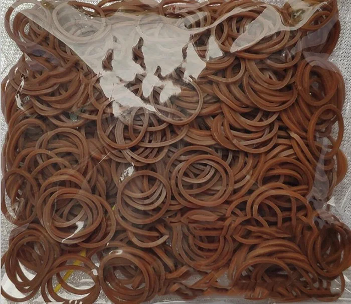 brown 600 шт эластичные разноцветные резиновые ткацкие браслеты крючок для браслетов DIY детский игрушечный браслет домашний браслет для женщин - Окраска металла: brown