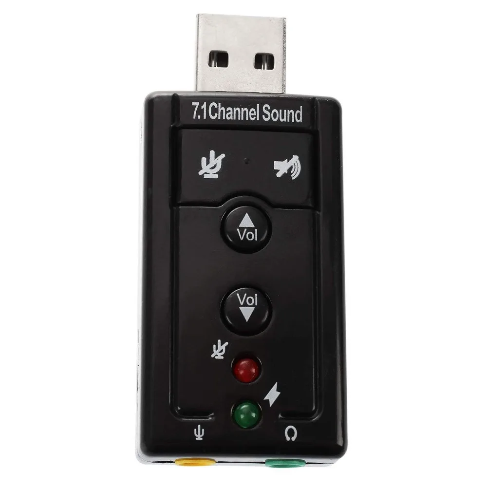 Звуковая карта YUNCLOUD 7,1 канал USB внешний аудио адаптер аудио карта интерфейс для Windows Mac Linux компьютер PC аудио ключ