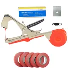 Ручная машина для подвязки со скобами, лезвие, пружинная машина для подвязки ветвей винограда, пистолет для завязывания веток, обвязка овощей, винограда, садовый инструмент