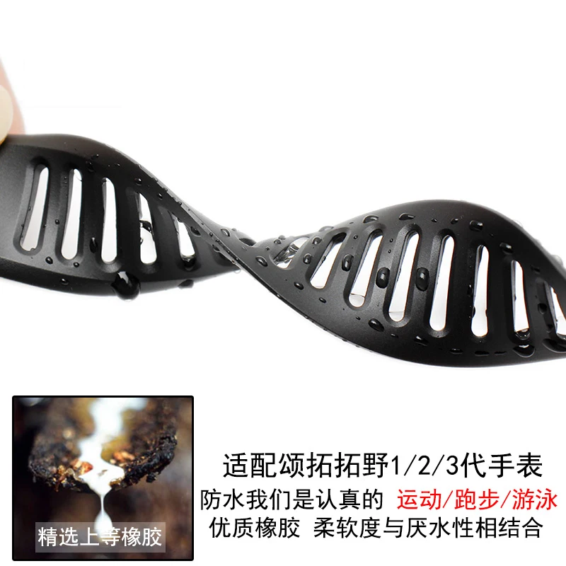 Rubber Watch band For Suunto watch strap Ambit 1/2/2S/2R/3 Sport/3 Run/3 PEAK Watches Replacement Wrist Bands Flexible wristband