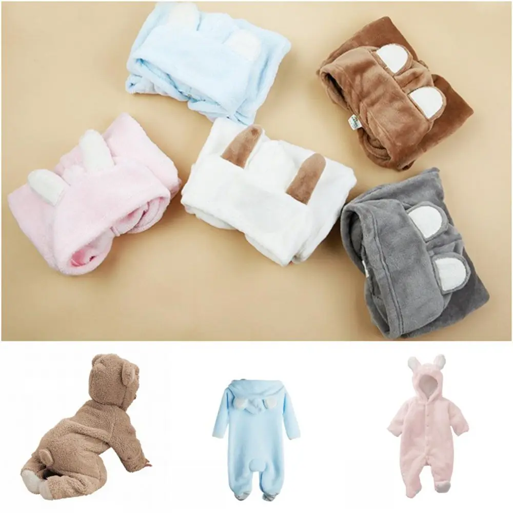 Для маленьких девочек мальчиков бархатный комбинезон Onesie Дети Осень с длинным