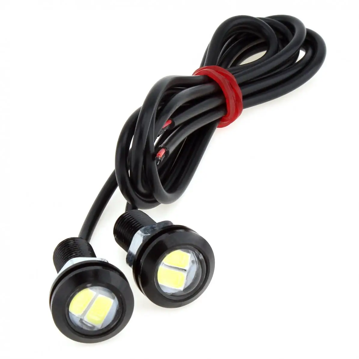 

5 Pcs White 6000K 9W 18MM 5730 Chip Eagle Eye Light Car Fog Light DRL Bulb Reverse Backup Parking Signal Day time light